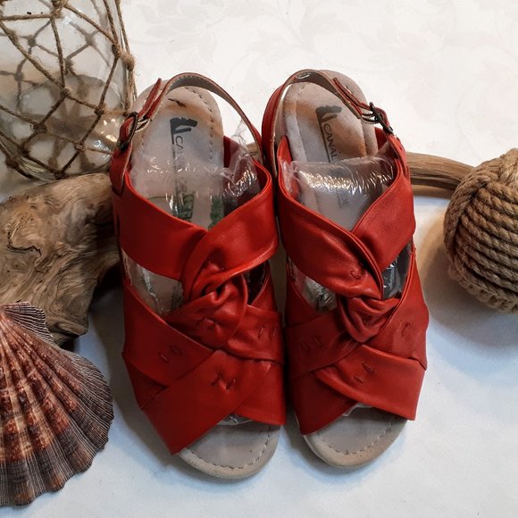 Canal Grande Holland Flamma (Red) Sandal - Picture 1 of 6